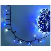 Fééric Lights And Christmas - Guirlande Lumineuse Extérieur 12 m 500 led Blanc froid & Bleu 8 jeux de lumière - Feeric Christmas - Blanc froid bleu