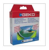 Geko - Fil nylon rond pour coupe bordure d: 3mmx15m