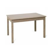 Iperbriko - Table à manger extensible couleur orme en bois mélaminé cm 70x110 - 150