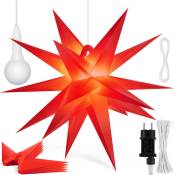 Kesser - toile lumineuse 3D Étoile de Noël led avec