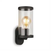 Lampe d'extérieur Brilo kairo, douille E27, 12 w, noir, IP44, dimensions:23 x 9,5 x 11,5 cm