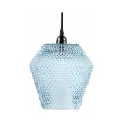 Lampe Suspension En Verre nomi 27cm Bleu - Paris Prix