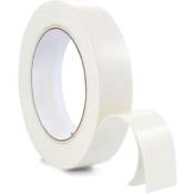 L&h-cfcahl - bande adhésive double côté Ruban adhésif miroir Ruban adhésif de montage Extra fort 50m blanc,mousse de polyéthylène 9mm