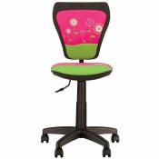 Ministyle fleur- chaise, fauteuil de bureau pour enfant.