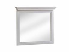 Miroir blanc 80 cm pour salle de bain bering