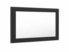 Miroir noir mat (hxlxp): 45 x 89 x 2