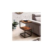 M&s - Table d'appoint 30x45x60 cm en bois de sheesham