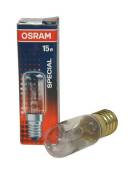Osram - Tube à incandescence pour réfrigérateur E14 - 15 w - 17x54 mm - claire - boîte