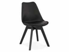 Paris prix - chaise design "toledo" 82cm noir
