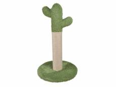 Paris prix - griffoir pour chat "cactus" 65cm vert