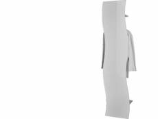 Porte manteaux "onda"- blanc laqué - 40 x 26,5 x 185