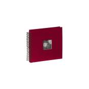 Spiral Album Fine Art - burgundy - 26x24/50 - Rouge