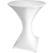 Standing table cover Housse de table de bar blanc FP200 - Perel