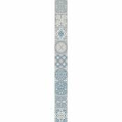 Sticker carrelage adhésif décoratif autocollant, souris,motif carreaux ce ciment ancien bleu clair et gris, x9, 10 cm x 10 cm - Bleu