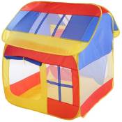 Tente de Jeux- Maison de jeu, 110x105x120cm, Petite maison pliable, adaptée à l'intérieur et à l'extérieur