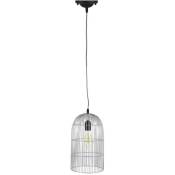 The Home Deco Light - Suspension cage filaire 38 cm Argent - Argent