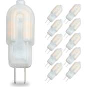 Ugreat - 2W G4 Ampoule LED,Bi Pin Base, Boite lactée, 20W Remplacement d'ampoule halogène, ac/dc 12V,conomie d'énergie Lampe Bulb (Blanc chaud