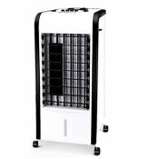 Ventilateur de climatisation portable, chauffage et refroidissement, ventilateur à double usage sûr et sans feuilles, ventilateur de petite tour domes