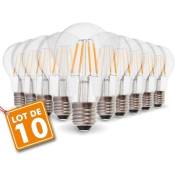 Arum Lighting - Lot de 10 Ampoules led E27 4.9W Filament eq. 40W blanc chaud 2700K