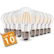 Arum Lighting - Lot de 10 Ampoules led E27 4W Filament