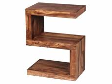 Finebuy table d'appoint bois massif 44 x 60 x 30 cm table basse salon | bout de canapé est - capacité de charge par plaque: 30 kg - table en bois