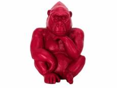 Gorille décoratif magnesia - hauteur 54 cm - rouge