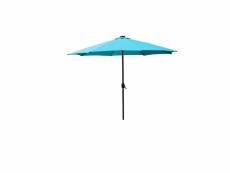 Manarola - parasol droit rond led ø 3m bleu