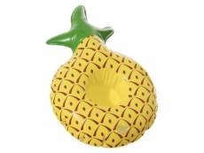 Porte gobelet gonflable ananas - diam. 17 cm
