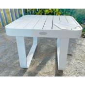 Table basse en aluminium blanc aloe by Giardini Di