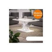 Table Basse Moderne coloris blanc : Élégance et Design