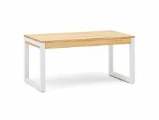Table basse relevable icub strong eco 50x100x52 cm 18mm blanc naturel - box furniture MA-E-5010062 BL-NA 18