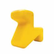 Tabouret enfant Doraff / Polyéthylène - Multiposition - Alessi jaune en plastique