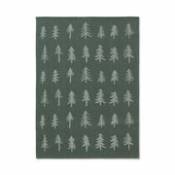 Torchon Christmas / 70 x 50 cm - Ferm Living vert en