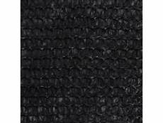 Vidaxl voile d'ombrage 160 g/m² noir 4x5x6,8 m pehd