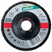 wolfcraft 8425000 Disque lamelle meuleuse Grain 40