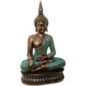 Atmosphera - Statuette Bouddha assis H73cm créateur d'intérieur - Multicolore