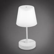 B.k.licht - i Lampe de table led pour l'extérieur IP44 i Luminaire pour terrasse, balcon, jardin à piles i Lampe de chevet i Lampe de lecture i