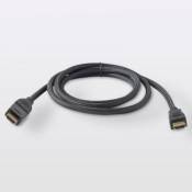 Câble HDMI Mâle / Mâle coudé 4K noir Blyss Or 1.5