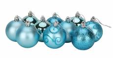 Christmas Concepts Paquet de 10-60mm Incassable Turquoise
