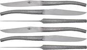 Couteau de table Log par Philippe Starck / Lot de 6 - Forge de Laguiole métal en métal