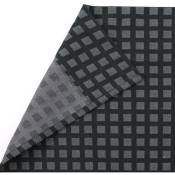 Drap plat Satin de coton trocadero 240x310 cm - Gris