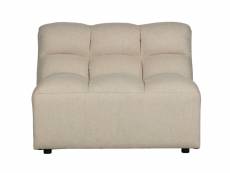 Fauteuil - polyester - sable - 79x100x92 - woood - pepper 06904420