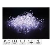 Guirlande soft wire 800 led blanc froid 27m 8 fonctions