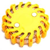 Gyrophare de signalisation routière à LED jaune