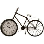 Horloge vélo à poser noir 52x32cm Atmosphera créateur d'intérieur - Noir