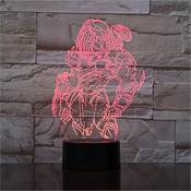 HYDYI-XYD Veilleuse Predator 3D Lampe LED Changement