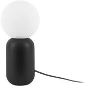 Lampe à poser design boule Gala - Diam 15 x 32 - Noir