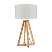 Lampe de table gris clair 59 x 32 cm Everest - Good & Mojo