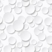 Papier peint à bulles - Blanc - 8.20 m x 0,68 m