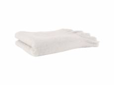 Plaid en coton cuddle 130 cm blanc